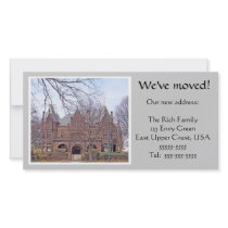 We Have Moved Photocard Template Custom Photo Card