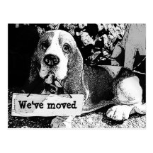 We Have Moved Postcard