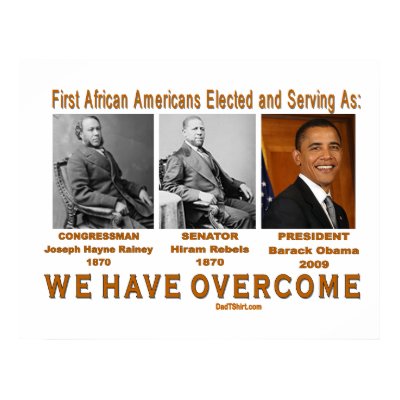We Have Overcome Historical Obama Poster by familytshirtsgifts