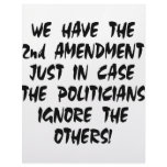 We Have The 2nd Amendment Just In Case Personalized Letterhead