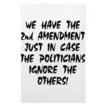 We Have The 2nd Amendment Just In Case Stationery Design