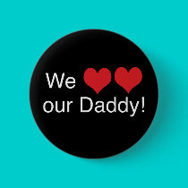 We Heart Daddy buttons by Scrappintwins We Heart Daddy buttons