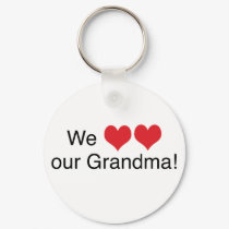 We Heart Grandma keychains