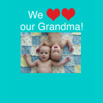 We Heart Our Grandma Photo Shirt