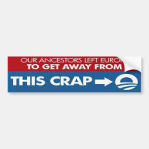 We Left Europe to Get Away From... Bumper Sticker