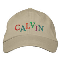 We Love CALVIN Horse Racing Cap embroidered hats