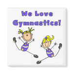 We Love Gymnastics Tshirts and Gifts magnets
