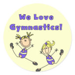 We Love Gymnastics Tshirts and Gifts Sticker