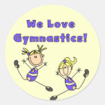 We Love Gymnastics Tshirts and Gifts Sticker