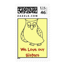 We Love our Sisters postage by bonnievoyage We Love our Sisters postage