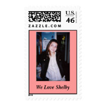 We Love Shelby postage