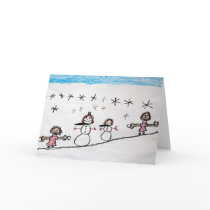 We Love the Snow cards by WMCcards We Love the Snow cards