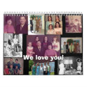 We love you calendars by portersm We love you calendars
