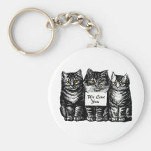 we love you keychains