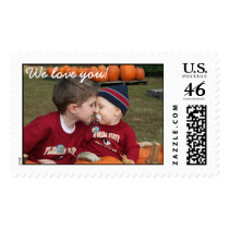 We love you! postage