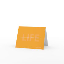 We Make A Life - Note Card