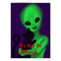 We May Be Different... card cards