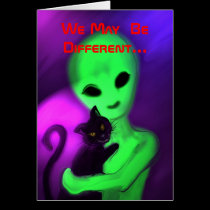 We May Be Different card cards