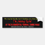 We may be friends 2 bumper stickers