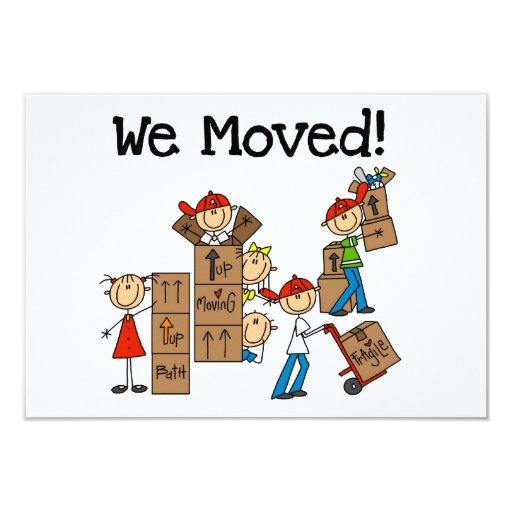 We Moved Announcement Cards | Zazzle