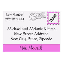 We Moved! business cards by PhotographybyMelanie We Moved! business cards