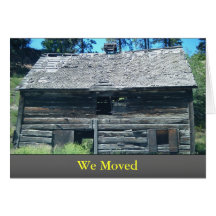 We Moved Card