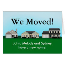 We Moved Change of Address Cards