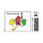 We Moved! postage