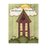 We moved postcards