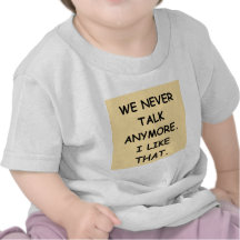 we never talk shirts