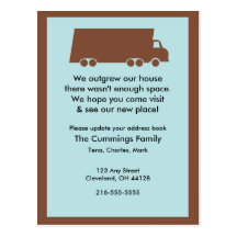 We Outgrew Our House Postcard