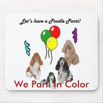 We Parti In Color Mousepad by Kiwistyle We Parti In Color Mousepad