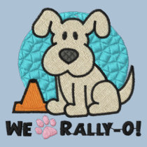 We Paw Rally-O embroidered shirts
