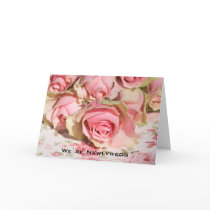 We`re Newlyweds Roses Card