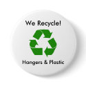 We Recycle!, Hangers & Plastic buttons by devabob We Recycle!, Hangers & Plastic buttons
