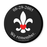 We remember refrigerator magnet