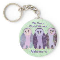 We See a World Without Alzheimers Key Chains