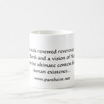 We seek renewed reverence ...Mug mugs