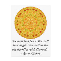 We shall find peace. We shall hear angels......... postcards