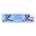 We The People All About The People Bumper Sticker bumpersticker