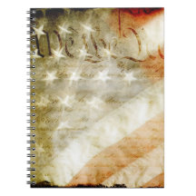 We the People American Flag Note Books
