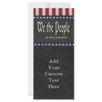We the People Are Coming In November Personalized Rack Card