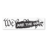 We The People Are The 99 Percent Bumper Sticker