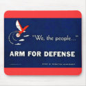 We the People Arm for Defense mousepads