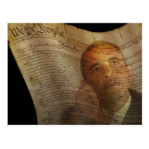 We the People...Barack Obama & the Constitution Postcard
