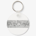 We The People Black n White keychains by TheUSConstitution We The People Black n White keychains
