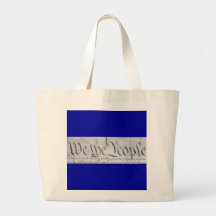 We The People Black n White Tote Bag