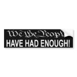 We The People bumper sticker bumper stickers