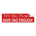 We The People bumper sticker