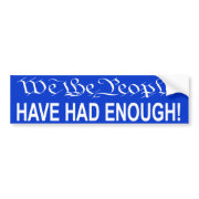 We The People bumper sticker bumpersticker